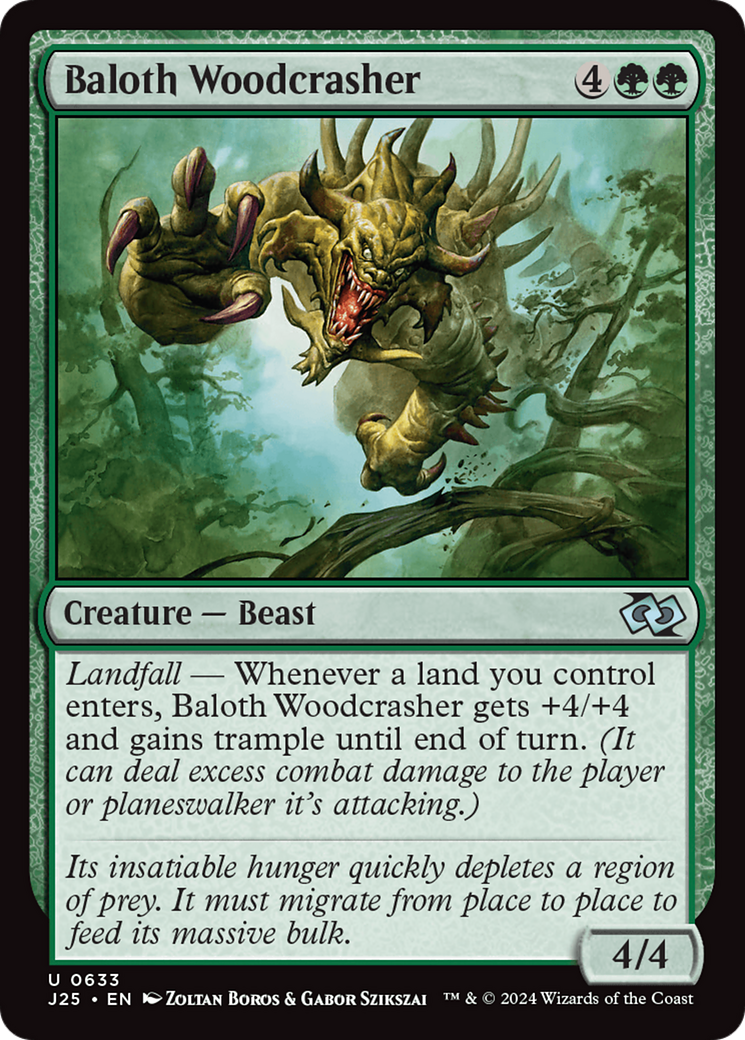 Baloth Woodcrasher (J25-633) [Foundations Jumpstart] MTG Single Wizards of the Coast