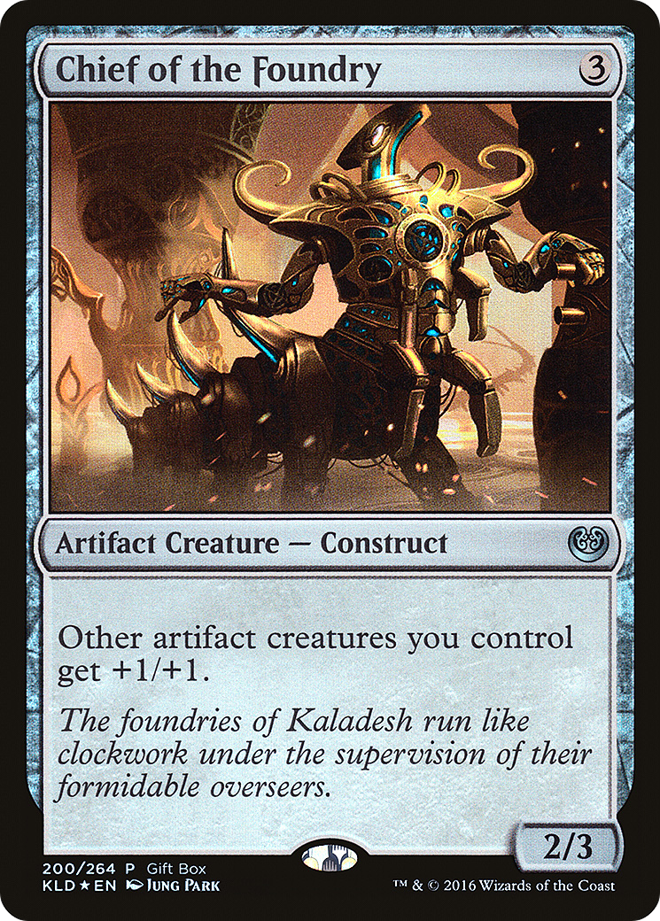 Chief of the Foundry (GBP-200) [Kaladesh Promos] Foil MTG Single Wizards of the Coast