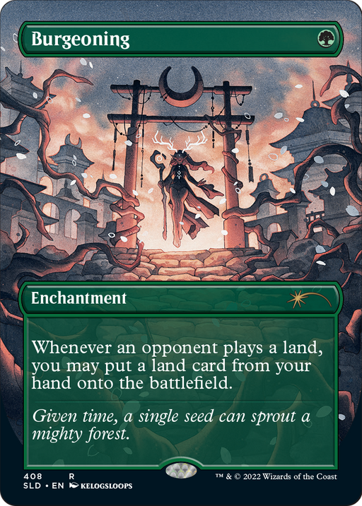Burgeoning (SLD-408) [Secret Lair] Drop (Borderless) MTG Single Wizards of the Coast