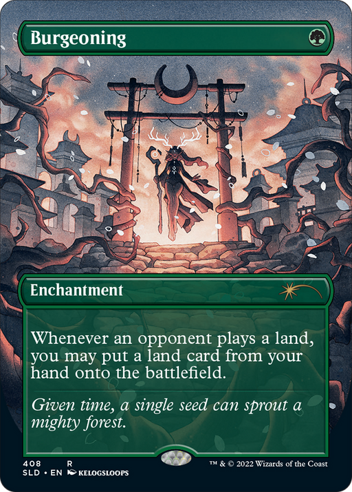 Burgeoning (SLD-408) [Secret Lair] Drop (Borderless) MTG Single Wizards of the Coast
