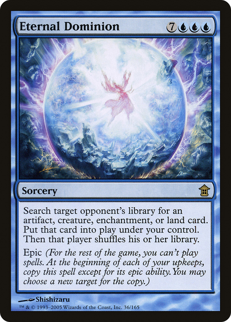 Eternal Dominion (SOK-036) [Saviors of Kamigawa] MTG Single Wizards of the Coast