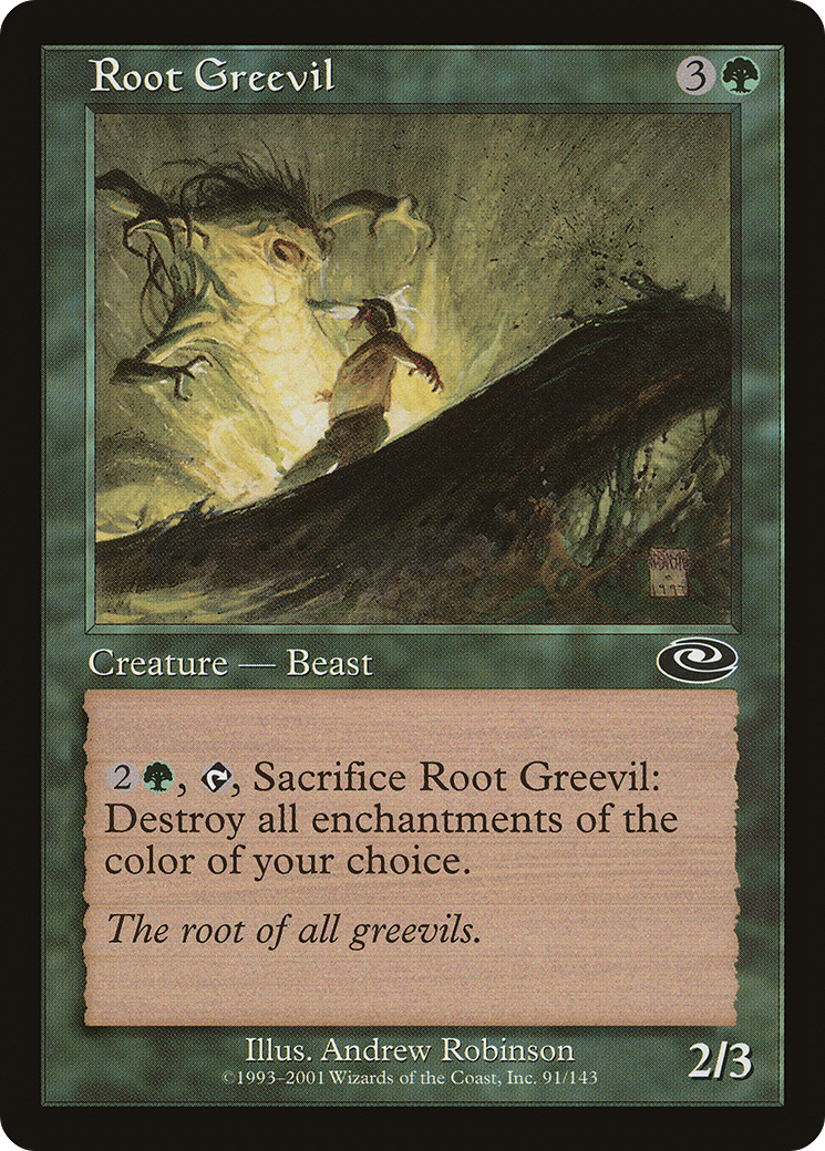 Root Greevil (PLS-091) [Planeshift] Foil MTG Single Wizards of the Coast