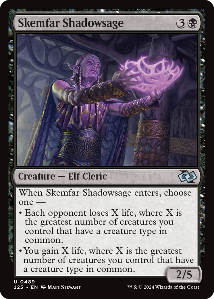 Skemfar Shadowsage (J25-489) [Foundations Jumpstart] MTG Single Wizards of the Coast