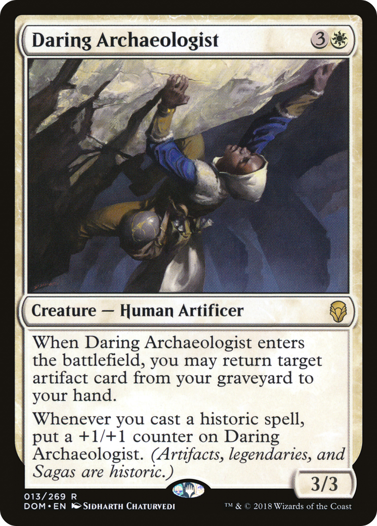 Daring Archaeologist (DOM-013) [Dominaria] Foil MTG Single Wizards of the Coast