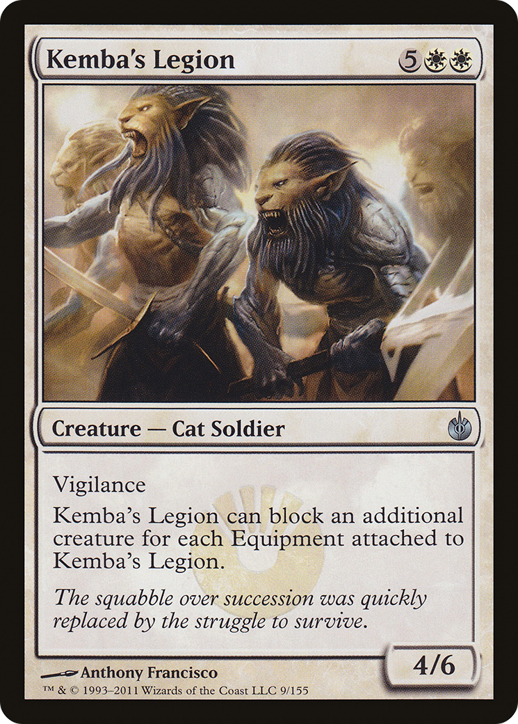 Kemba's Legion (MBS-009) [Mirrodin Besieged] MTG Single Wizards of the Coast