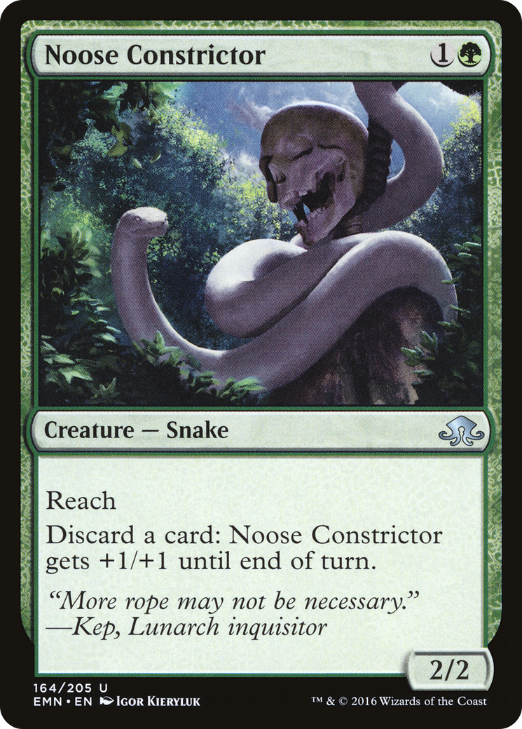 Noose Constrictor (EMN-164) [Eldritch Moon] MTG Single Wizards of the Coast