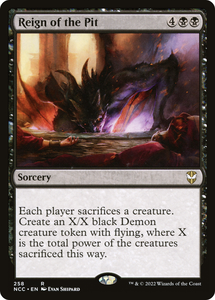 Reign of the Pit (NCC-258) [New Capenna Commander] MTG Single Wizards of the Coast