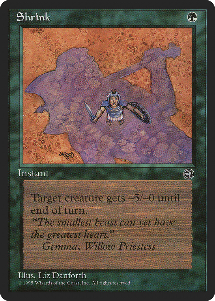 Shrink (HML-097) [Homelands] MTG Single Wizards of the Coast