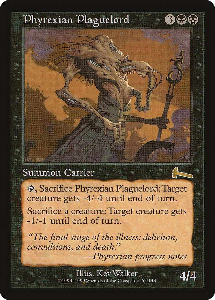 Phyrexian Plaguelord (ULG-062) [Urza's Legacy] Foil MTG Single Wizards of the Coast