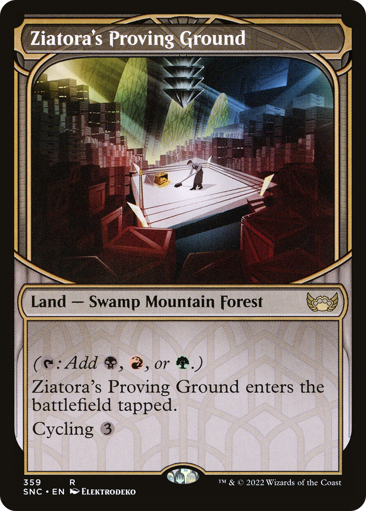 Ziatora's Proving Ground (SNC-359) [Streets of New Capenna] (Showcase) MTG Single Wizards of the Coast