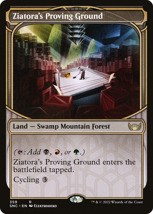 Ziatora's Proving Ground (SNC-359) [Streets of New Capenna] (Showcase) MTG Single Wizards of the Coast