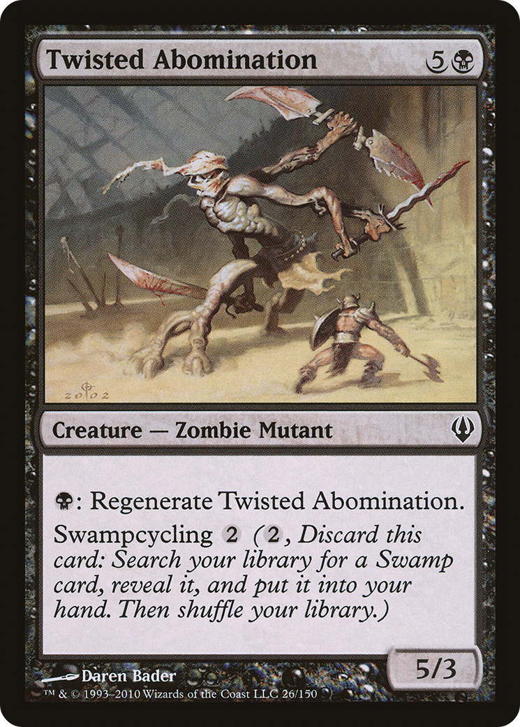 Twisted Abomination (ARC-026) [Misc] Archenemy MTG Single Wizards of the Coast