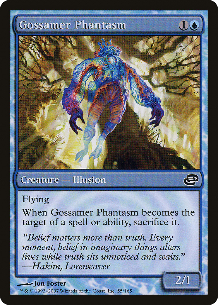 Gossamer Phantasm (PLC-055) [Planar Chaos] (colorshifted) MTG Single Planar Chaos