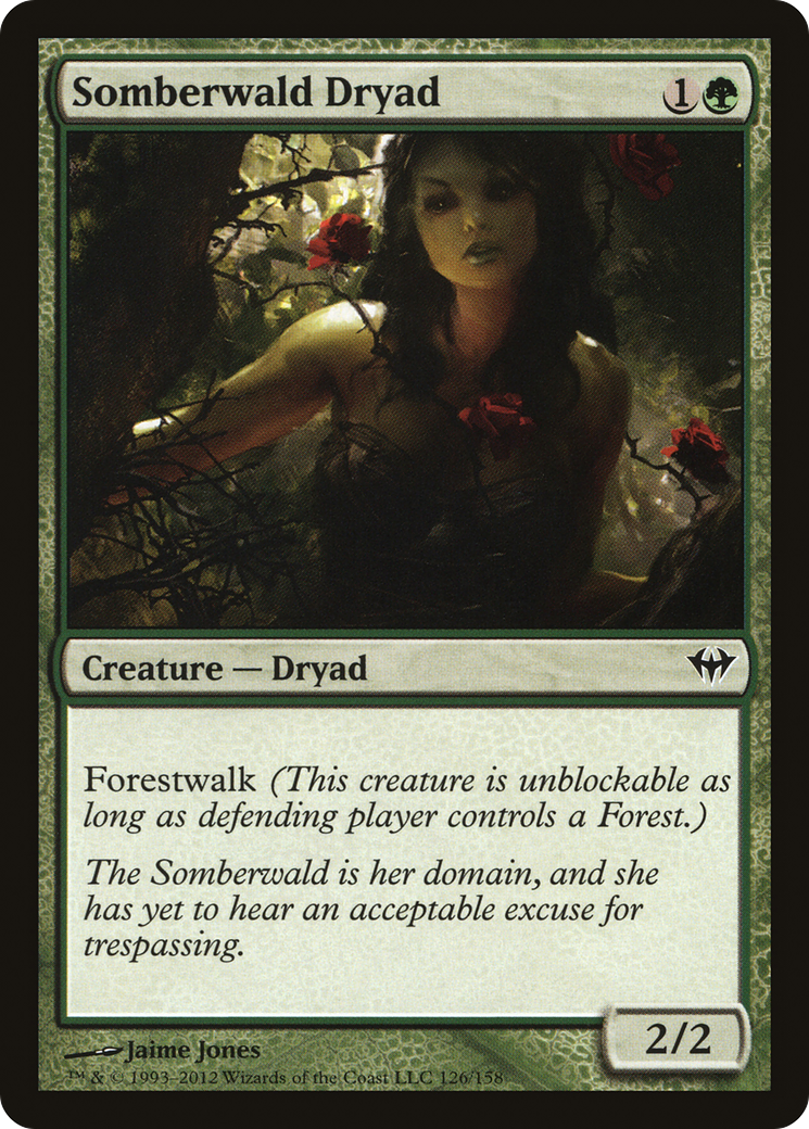 Somberwald Dryad (DKA-126) [Dark Ascension] MTG Single Wizards of the Coast