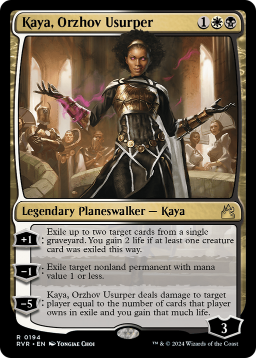 Kaya, Orzhov Usurper (RVR-194) [Ravnica Remastered] Foil MTG Single Wizards of the Coast
