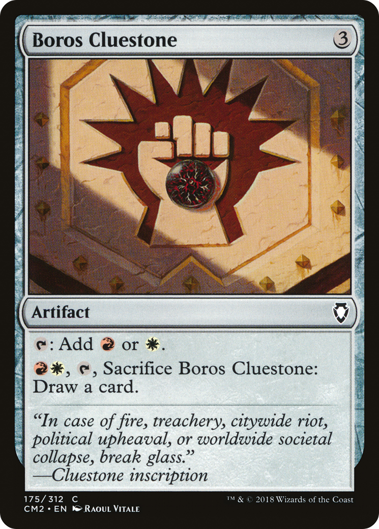 Boros Cluestone (CM2-175) [Commander Anthology Volume II] MTG Single Wizards of the Coast