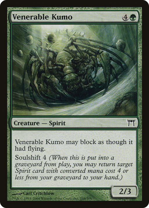 Venerable Kumo (CHK-248) [Champions of Kamigawa] Foil MTG Single Wizards of the Coast