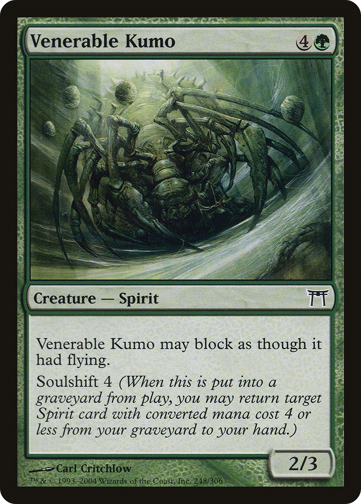 Venerable Kumo (CHK-248) [Champions of Kamigawa] MTG Single Wizards of the Coast