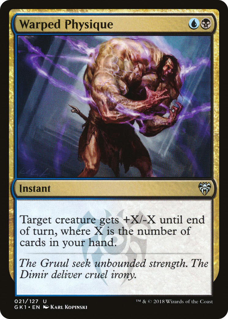 Warped Physique (GR1-021) [Misc] GRN Guild Kit MTG Single Wizards of the Coast