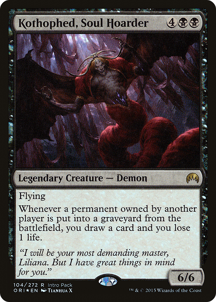 Kothophed, Soul Hoarder (UMP-104) [Magic Origins Promos] Foil MTG Single Wizards of the Coast