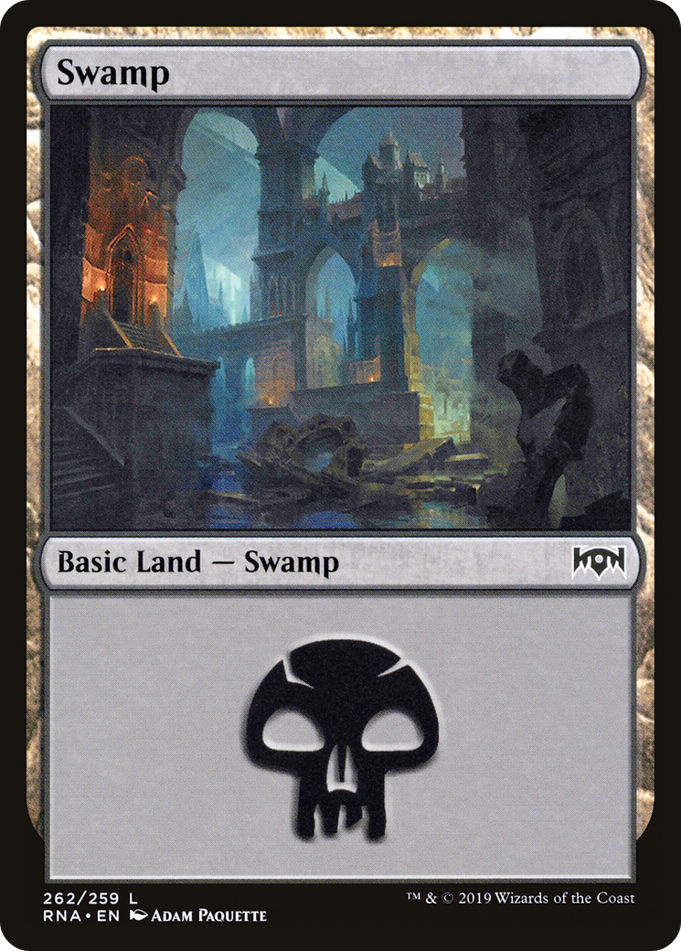 Swamp (RNA-262) [Ravnica Allegiance] Foil MTG Single Wizards of the Coast