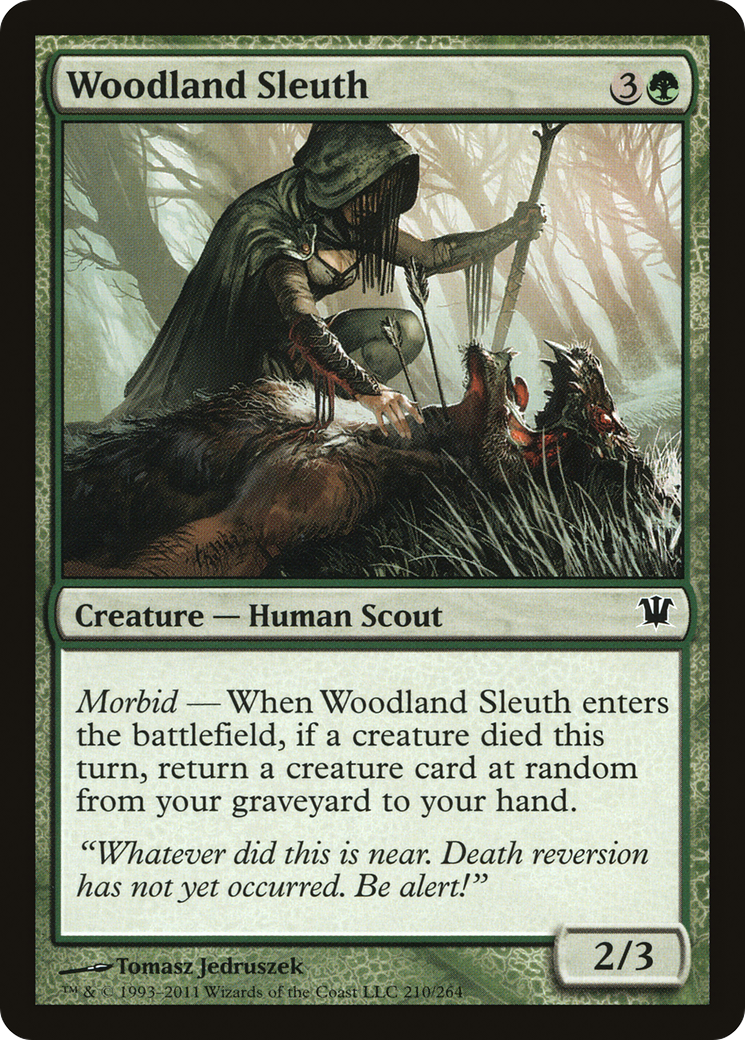Woodland Sleuth (ISD-210) [Innistrad] MTG Single Wizards of the Coast