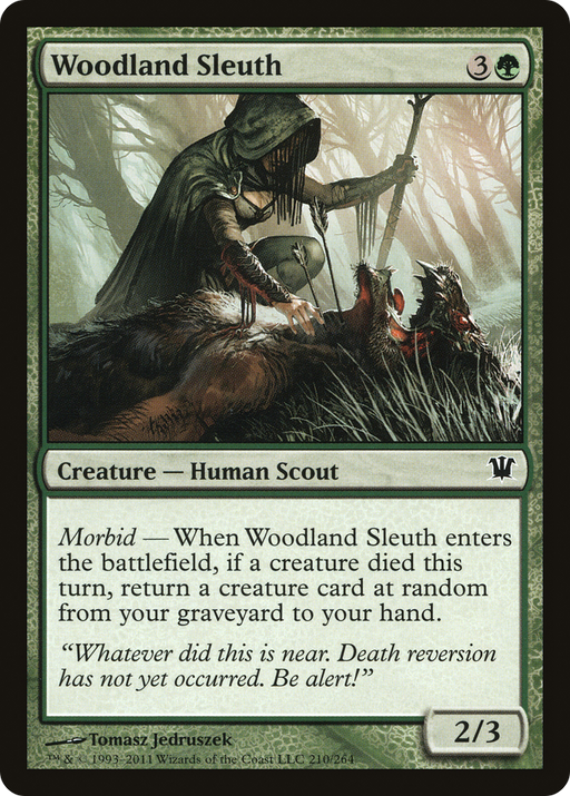 Woodland Sleuth (ISD-210) [Innistrad] MTG Single Wizards of the Coast