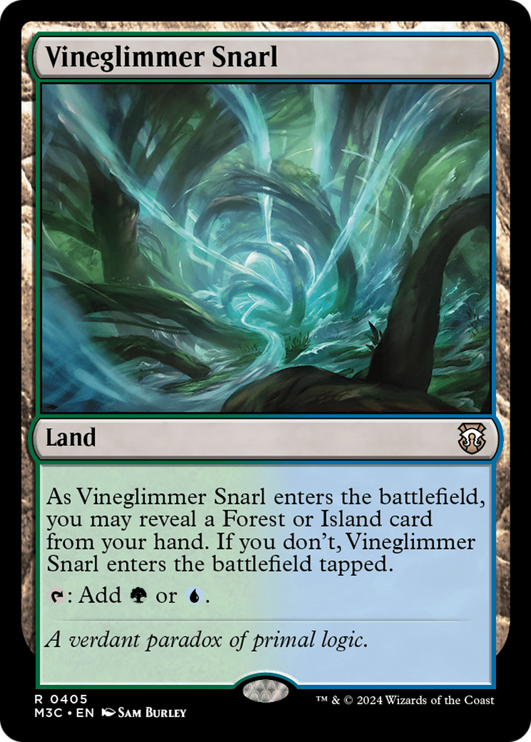 Vineglimmer Snarl (M3C-405) [Modern Horizons 3 Commander] MTG Single Wizards of the Coast