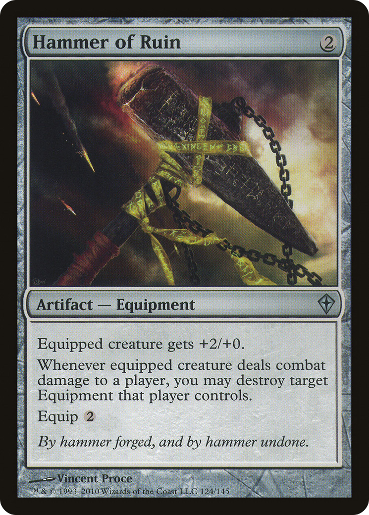 Hammer of Ruin (WWK-124) [Worldwake] Foil MTG Single Wizards of the Coast