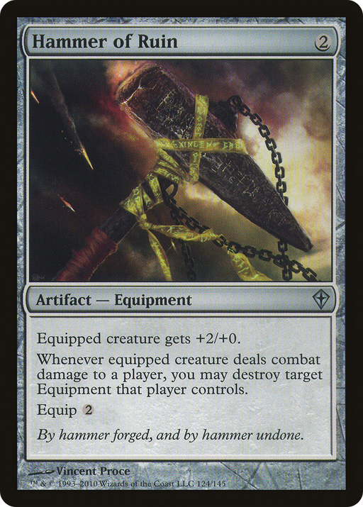 Hammer of Ruin (WWK-124) [Worldwake] Foil MTG Single Wizards of the Coast