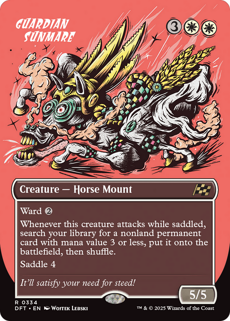 Guardian Sunmare (DFT-334) [Aetherdrift] (Borderless) MTG Single Wizards of the Coast