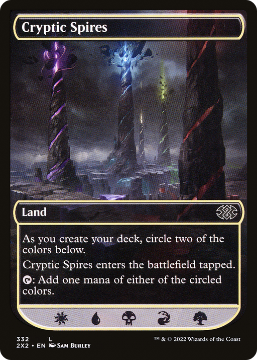 Cryptic Spires (2X2-332) [Double Masters 2022] MTG Single Wizards of the Coast