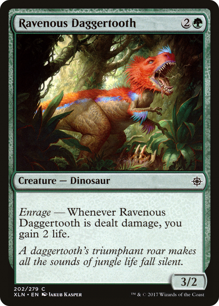 Ravenous Daggertooth (XLN-202) [Ixalan] MTG Single Wizards of the Coast