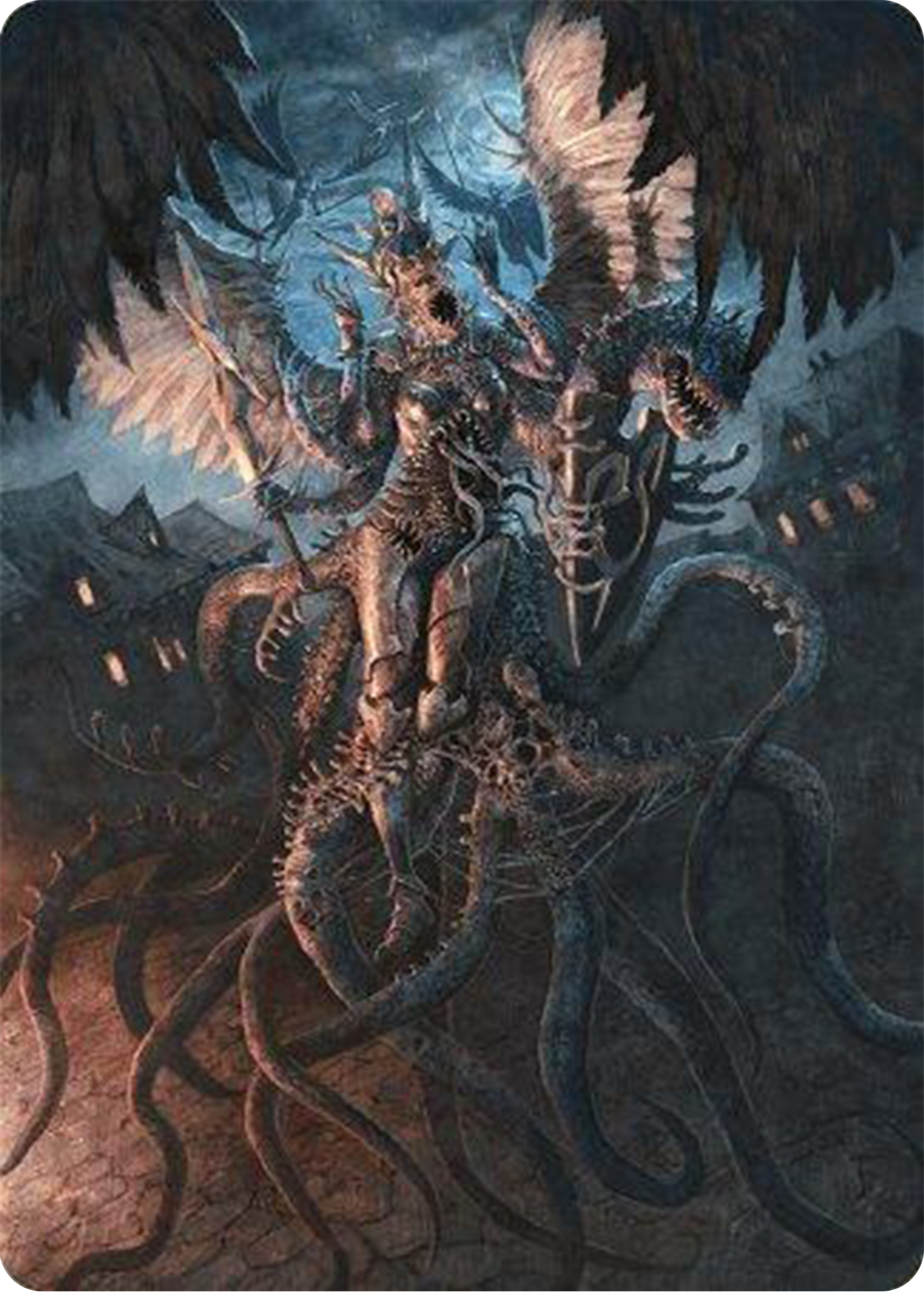 Angelic Aberration Art Card [Modern Horizons 3 Art Series] MTG Single Magic: The Gathering   