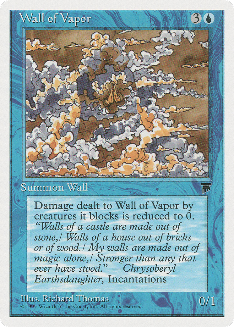 Wall of Vapor (CHR-027) [Chronicles] MTG Single Wizards of the Coast