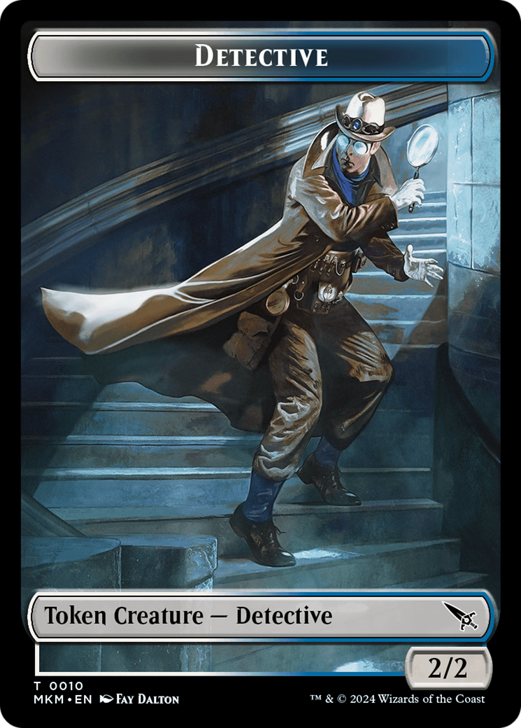 Detective (TMKM-010) [Tokens] Murders at Karlov Manor Tokens MTG Single Wizards of the Coast