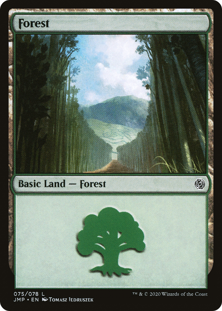 Forest (75) (JMP-075) [Jumpstart] MTG Single Wizards of the Coast