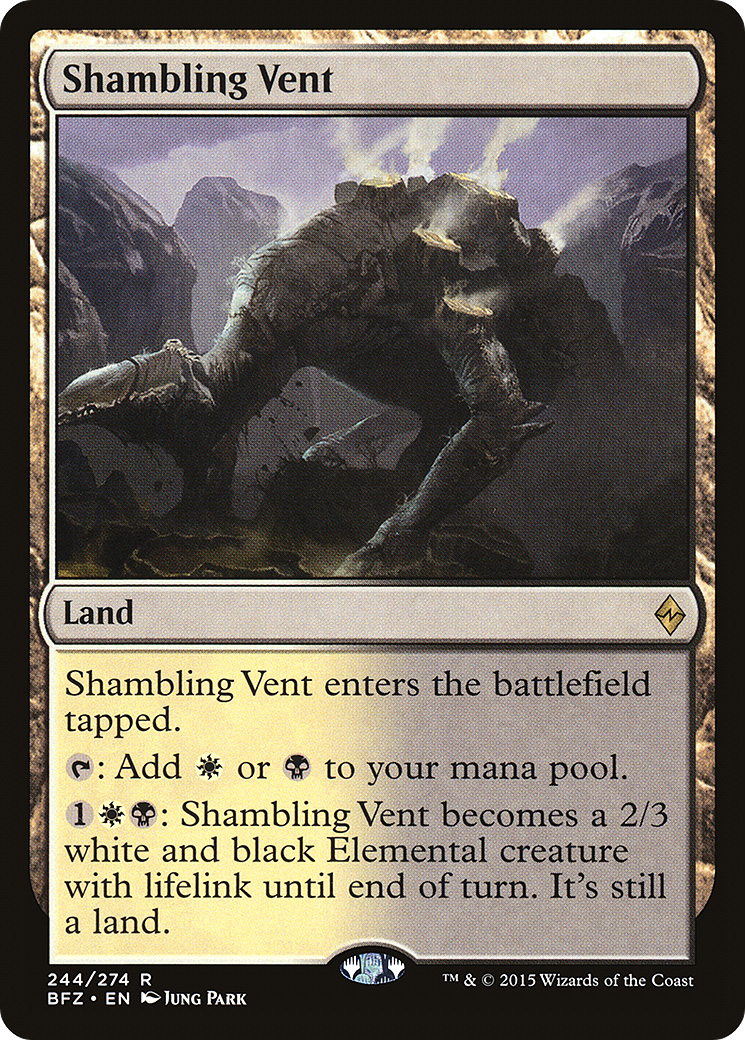 Shambling Vent [Battle for Zendikar] MTG Single Magic: The Gathering