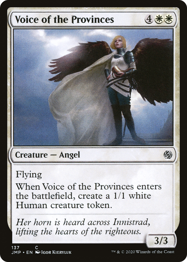 Voice of the Provinces (JMP-137) [Jumpstart] MTG Single Wizards of the Coast