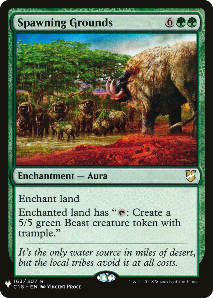 Spawning Grounds (LIST-C18-163) [Mystery Booster] The List MTG Single Wizards of the Coast