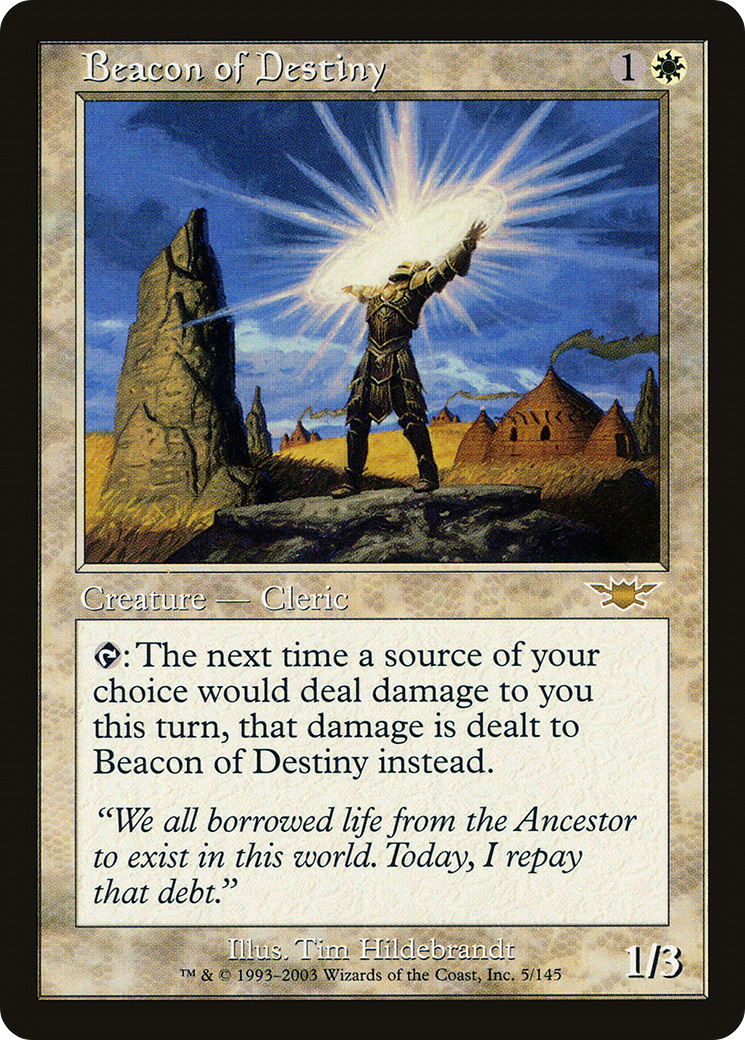Beacon of Destiny (LGN-005) [Legions] MTG Single Wizards of the Coast
