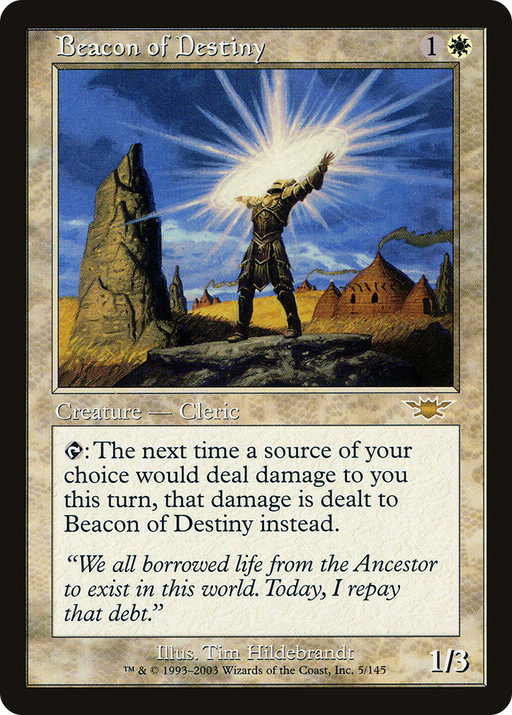 Beacon of Destiny (LGN-005) [Legions] MTG Single Wizards of the Coast