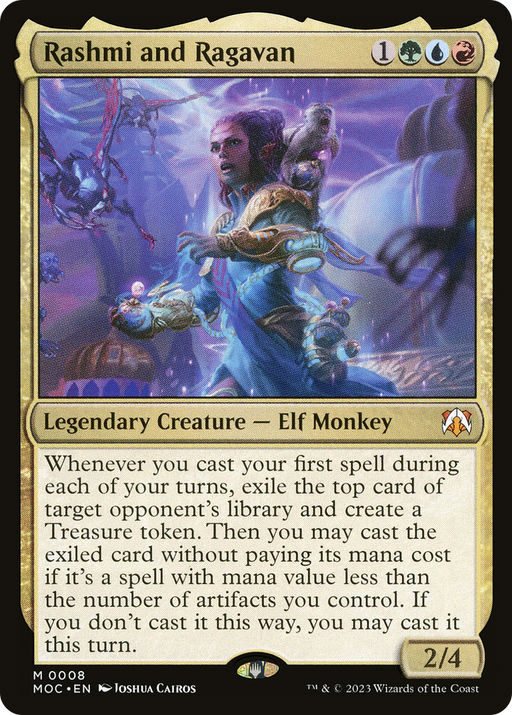 Rashmi and Ragavan (MOC-008) [March of the Machine Commander] Foil MTG Single Wizards of the Coast