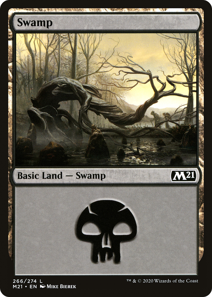 Swamp (M21-266) [Core Set 2021] MTG Single Wizards of the Coast