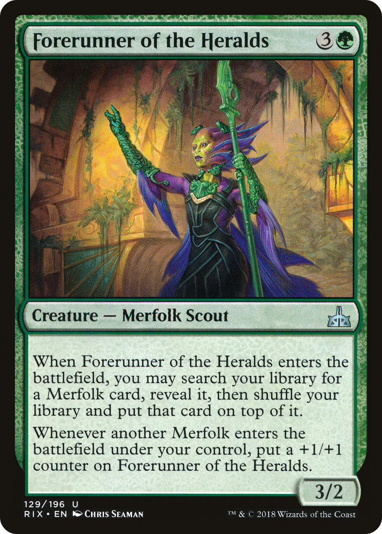 Forerunner of the Heralds (RIX-129) [Rivals of Ixalan] MTG Single Wizards of the Coast