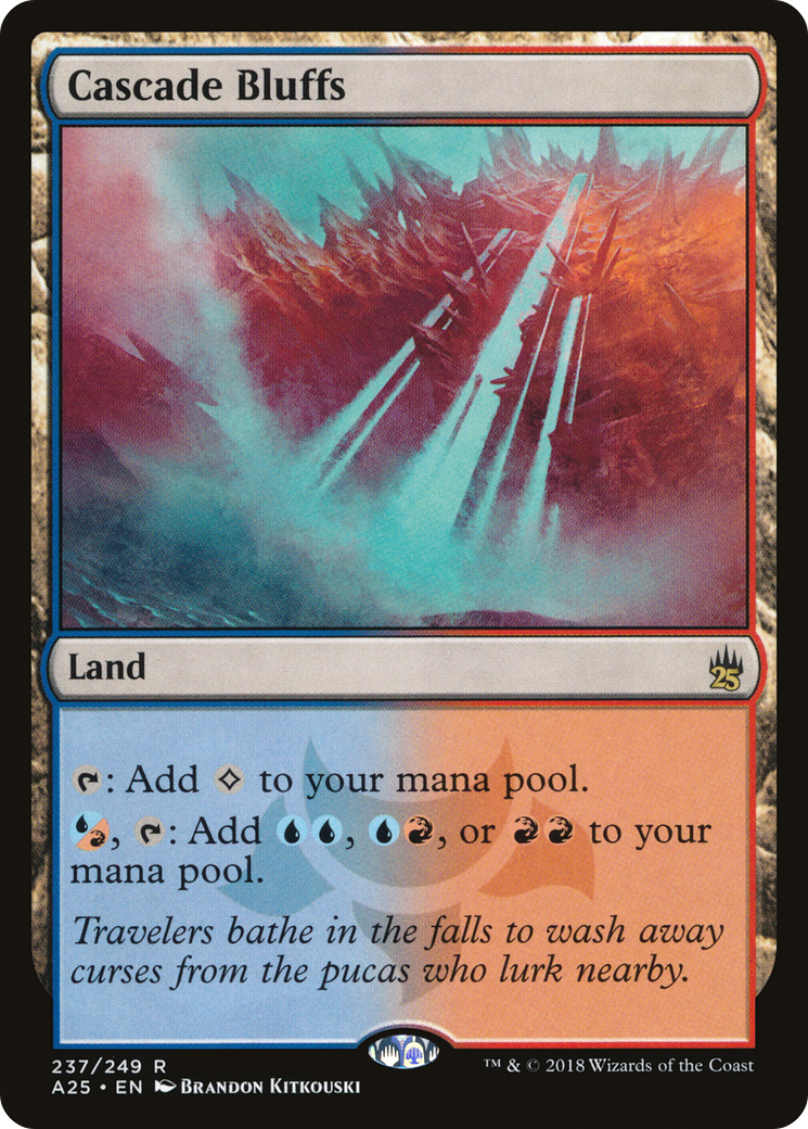 Cascade Bluffs (A25-237) [Masters 25] Foil MTG Single Wizards of the Coast