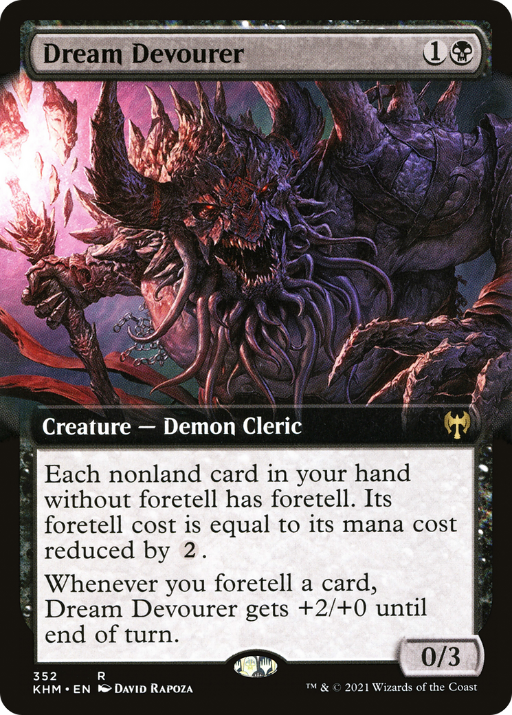 Dream Devourer (KHM-352) [Kaldheim] (Extended Art) MTG Single Wizards of the Coast