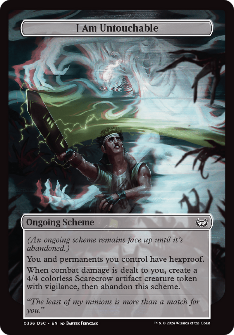 I Am Untouchable (Full Art) (A:DSC-336) [Duskmourn: House of Horror Commander] MTG Single Wizards of the Coast