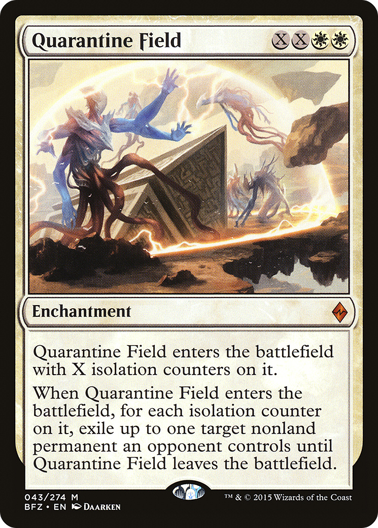 Quarantine Field (BFZ-043) [Battle for Zendikar] MTG Single Wizards of the Coast
