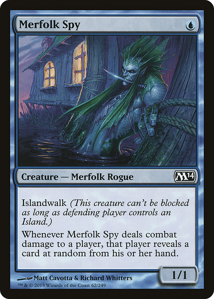 Merfolk Spy (M14-062) [Magic 2014] MTG Single Wizards of the Coast